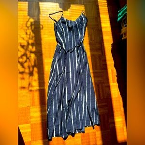 Banana Republic tie dye blue maxi dress